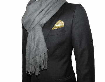 Kasjmier sjaal - Grijs