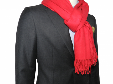 Kasjmier sjaal - Rood
