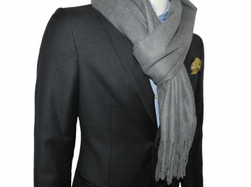 Kasjmier sjaal - Grijs